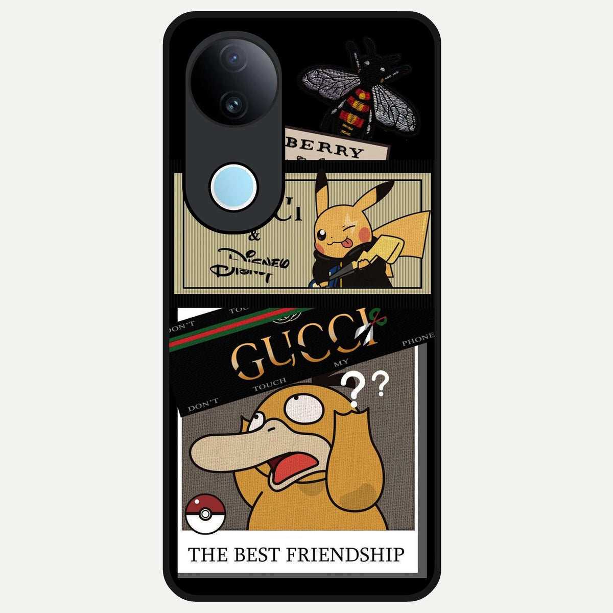  Cartoon Brand Play Mashup Glass Case For iQOO Z10R 5G back cover – full design glossy printed glass finish