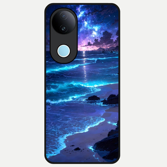  Classic Damn Look Glass Case for iQOO Z10R back cover – full design glossy printed glass finish