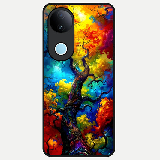  Colorful Soda Bottles Glass Case for  iQOO Z10R back cover – full design glossy printed glass finish