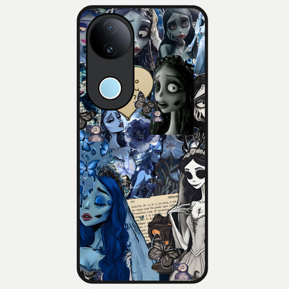  Corpse Bride Posters Glass Case for  iQOO Z10R back cover – full design glossy printed glass finish