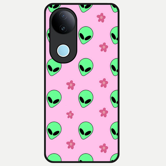  Cosmic Cute Crush Glass Case for  iQOO Z10R back cover – full design glossy printed glass finish