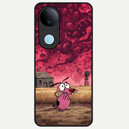  Courage Under Sky Glass Case for iQOO Z10R back cover – full design glossy printed glass finish