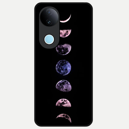  Crimson All Planets Glass Case for iQOO Z10R back cover – full design glossy printed glass finish
