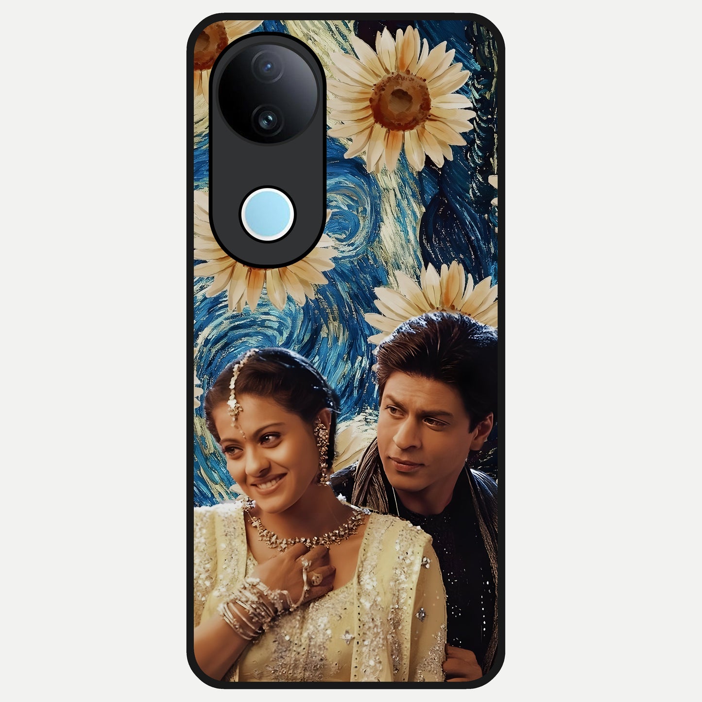  Eternal Love Story Glass Case for  iQOO Z10R back cover – full design glossy printed glass finish
