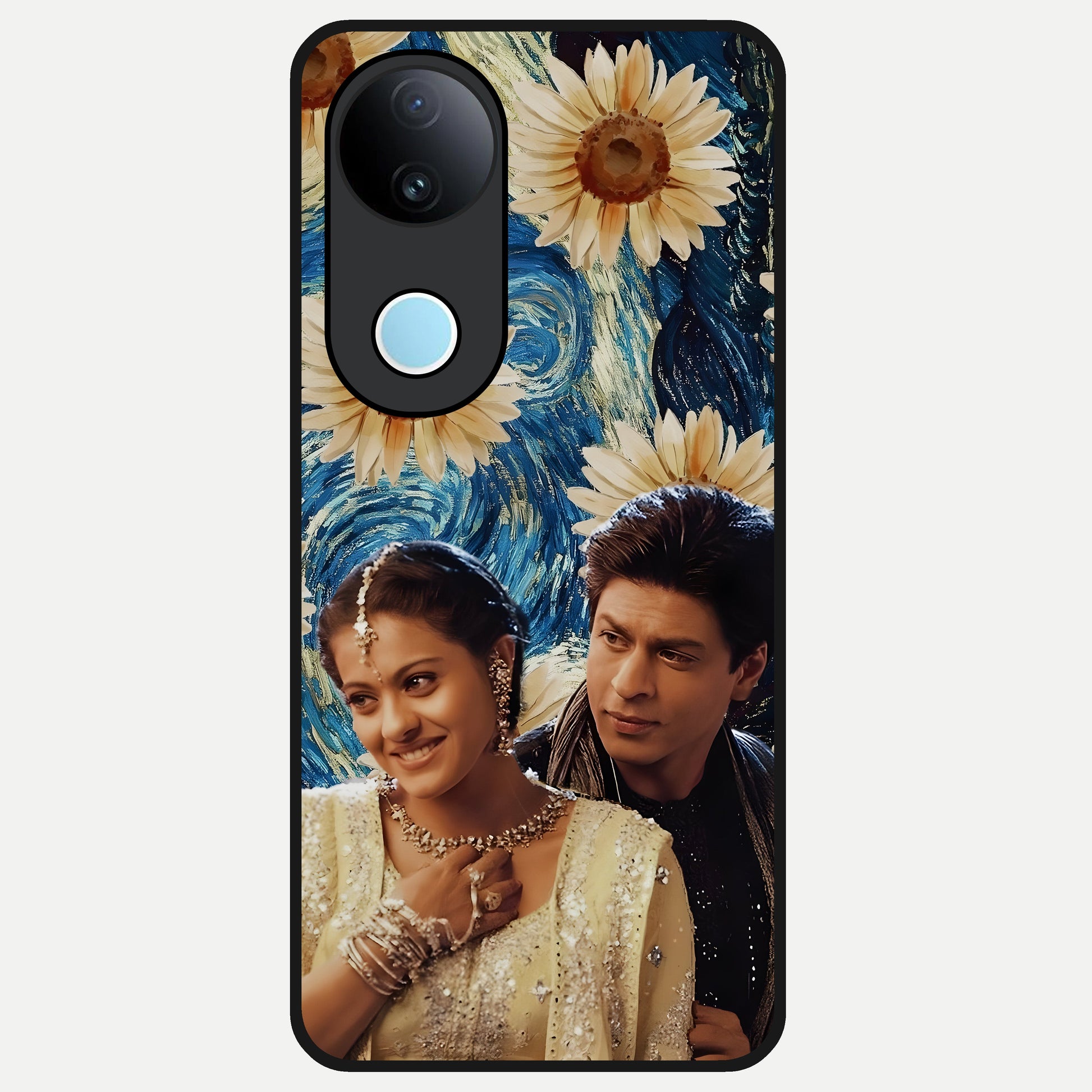  Eternal Love Story Glass Case for  iQOO Z10R back cover – full design glossy printed glass finish