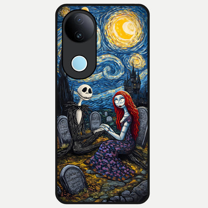  Eternal Night Love Glass Case for iQOO Z10R back cover – full design glossy printed glass finish