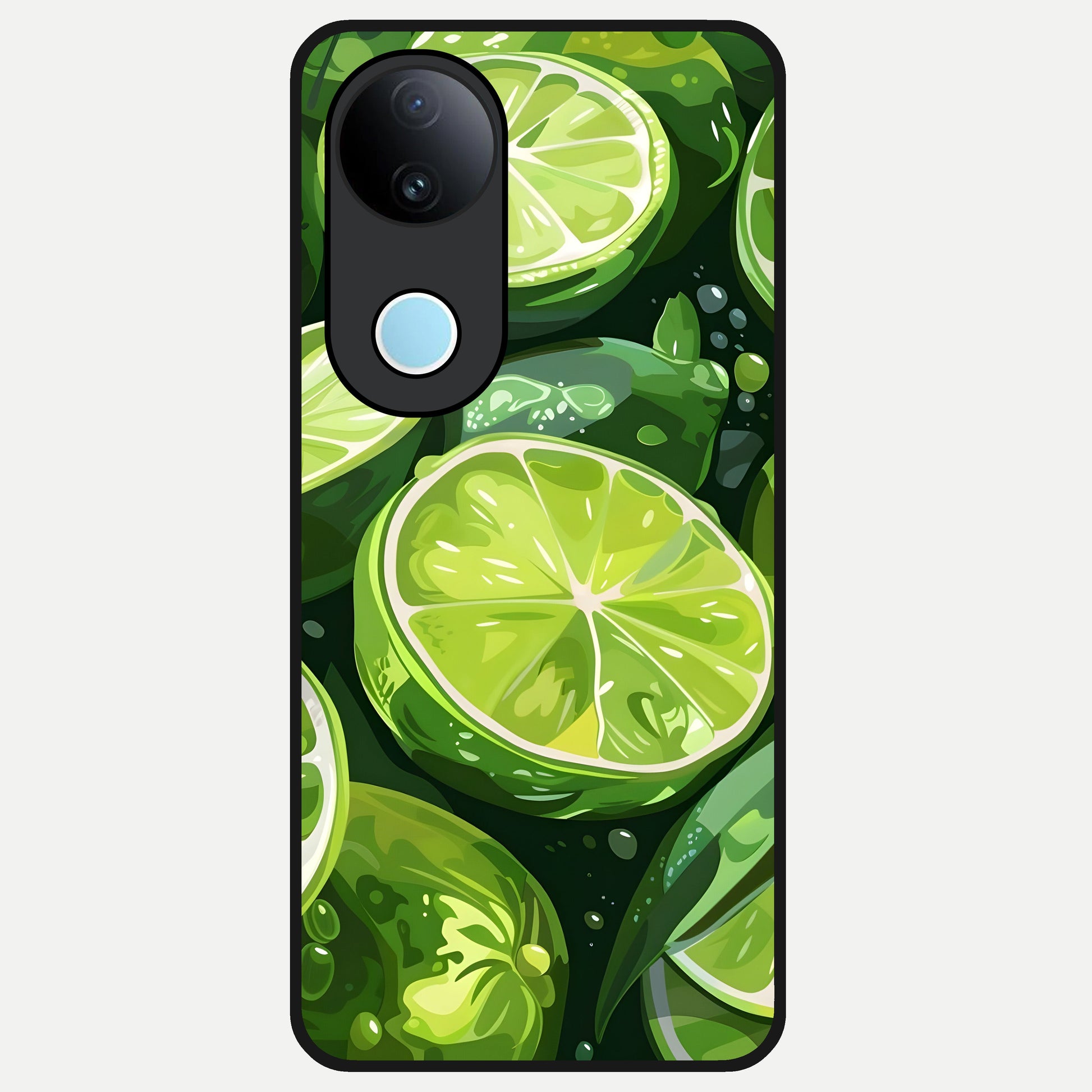  Green Kawasaki Glass Case for  iQOO Z10R back cover – full design glossy printed glass finish
