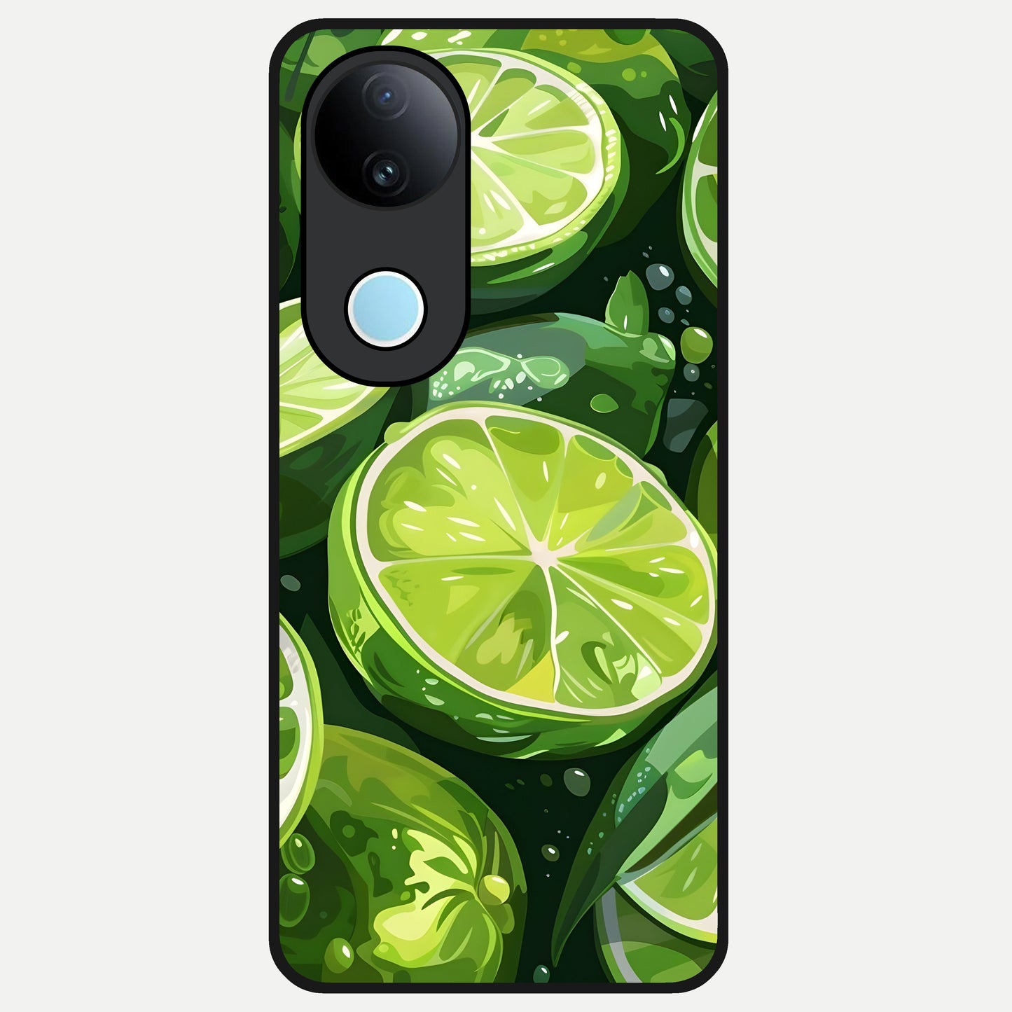  Green Kawasaki Glass Case for  iQOO Z10R back cover – full design glossy printed glass finish