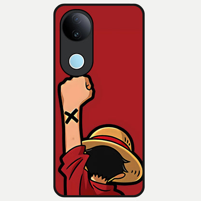  Luffy X Spirit Glass Case For iQOO Z10R 5G back cover – full design glossy printed glass finish
