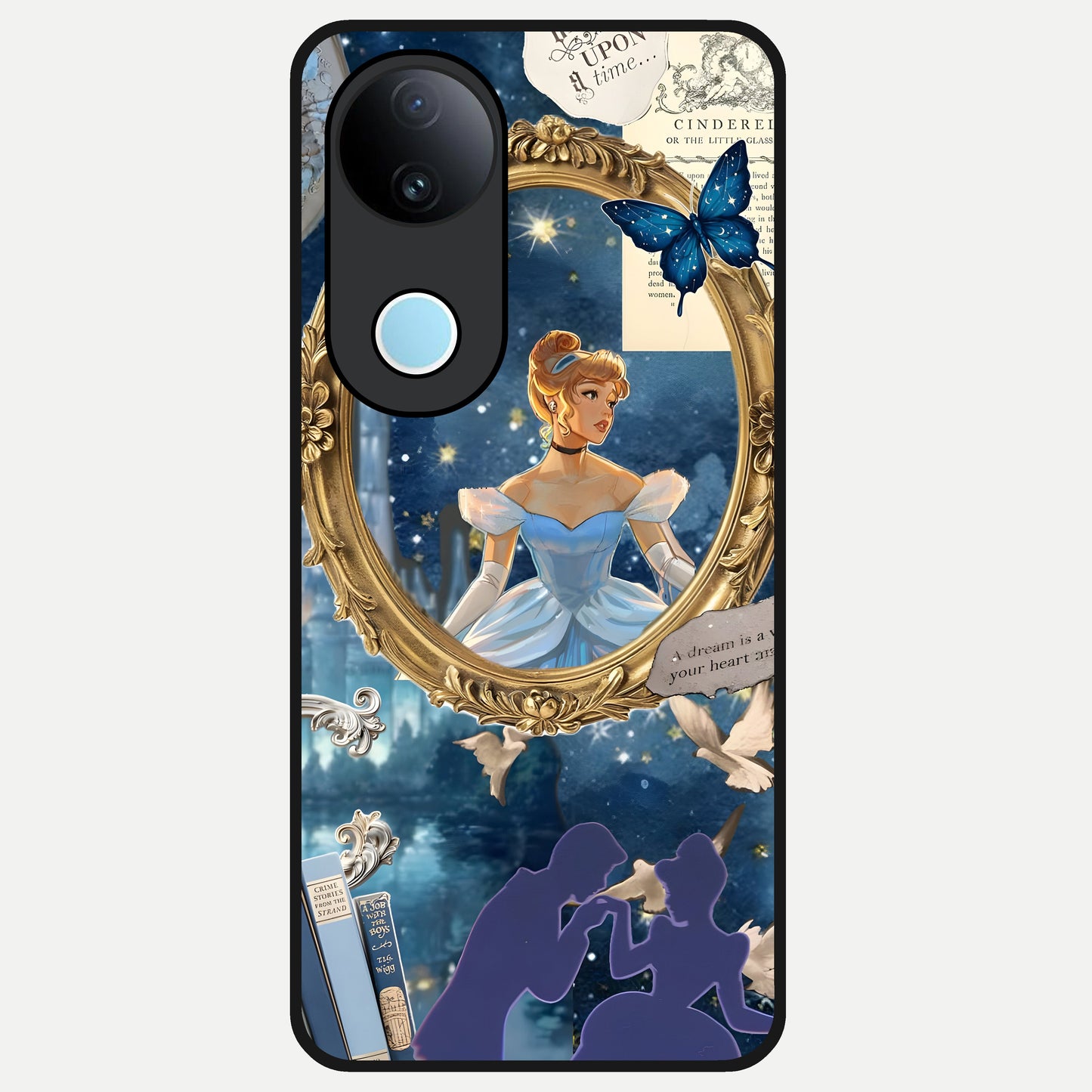  Midnight Queen Glass Case for  iQOO Z10R back cover – full design glossy printed glass finish