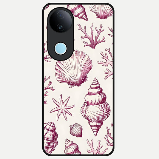 Pink Power Sparks Glass Case for  iQOO Z10R back cover – full design glossy printed glass finish