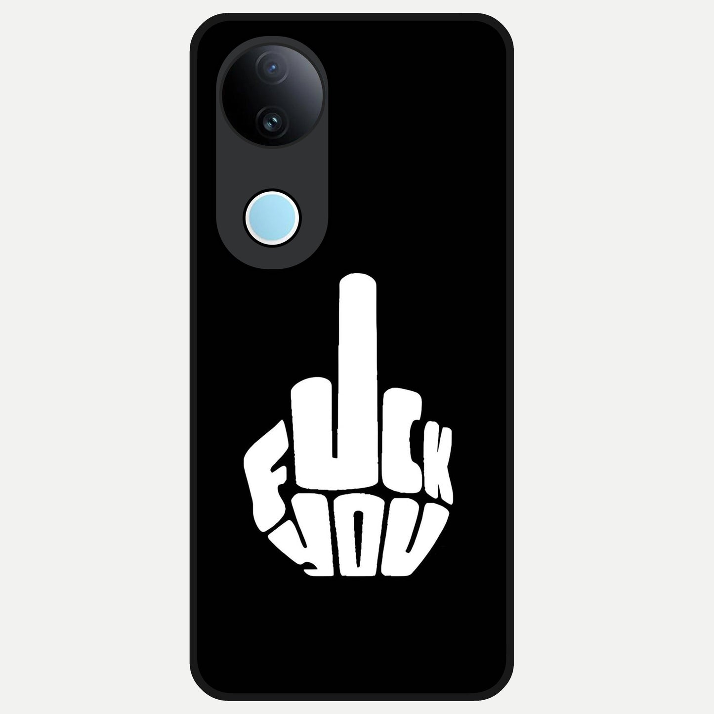  Rebel Mode On Glass Case for  iQOO Z10R back cover – full design glossy printed glass finish
