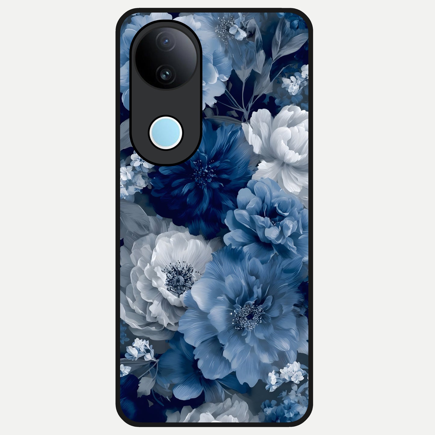  Royal Bloom Garden Glass Case for iQOO Z10R back cover – full design glossy printed glass finish