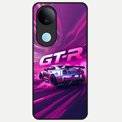  Speed Drift Legend Glass Case for iQOO Z10R back cover – full design glossy printed glass finish