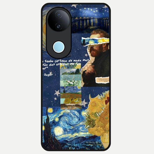  Starry Dream Vision Glass Case for iQOO Z10R back cover – full design glossy printed glass finish