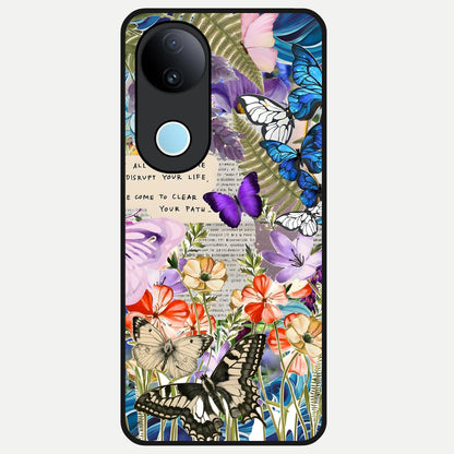  Storm Path Bloom Glass Case for  iQOO Z10R back cover – full design glossy printed glass finish