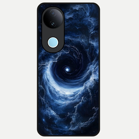  Stunning Galaxy Glass Case for  iQOO Z10R back cover – full design glossy printed glass finish