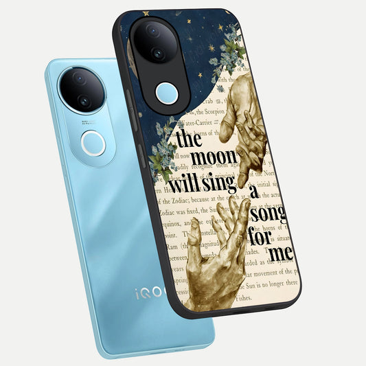  Aesthetic Divine phone case for  iQOO Z10R showing premium glass back cover with detailed artwork
