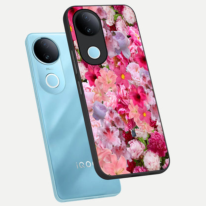 Bloom Crush Fantasy phone case for  iQOO Z10R showing premium glass back cover with detailed artwork