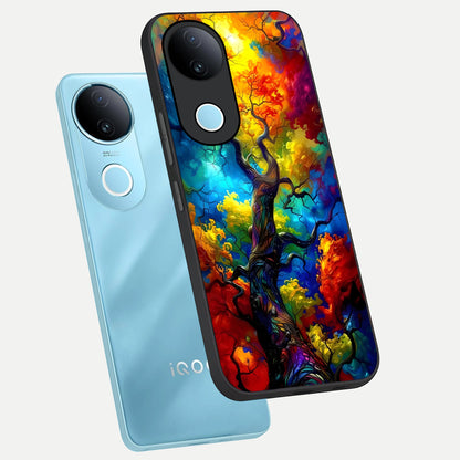  Colorful Soda Bottles phone case for  iQOO Z10R showing premium glass back cover with detailed artwork
