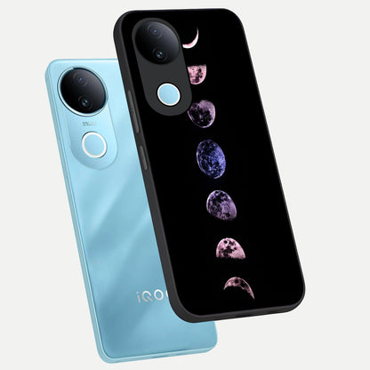  Crimson All Planets phone case for  iQOO Z10R showing premium glass back cover with detailed artwork