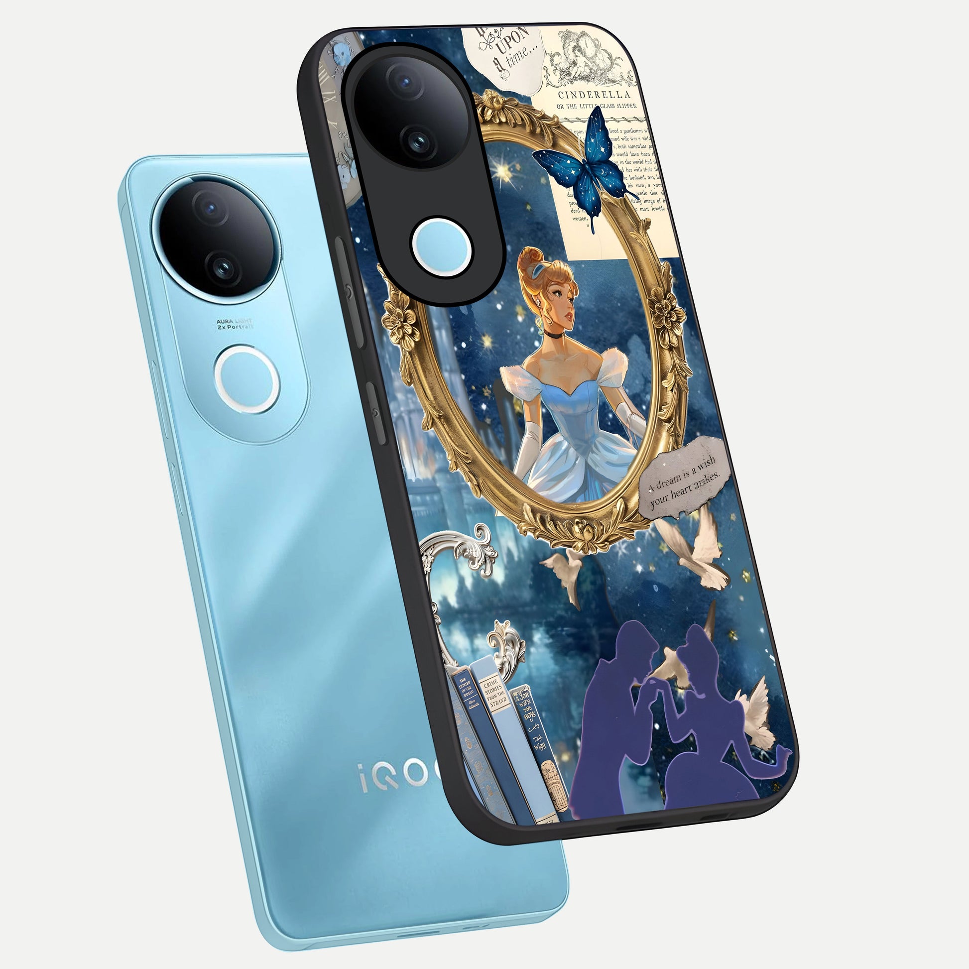  Midnight Queen phone case for  iQOO Z10R showing premium glass back cover with detailed artwork