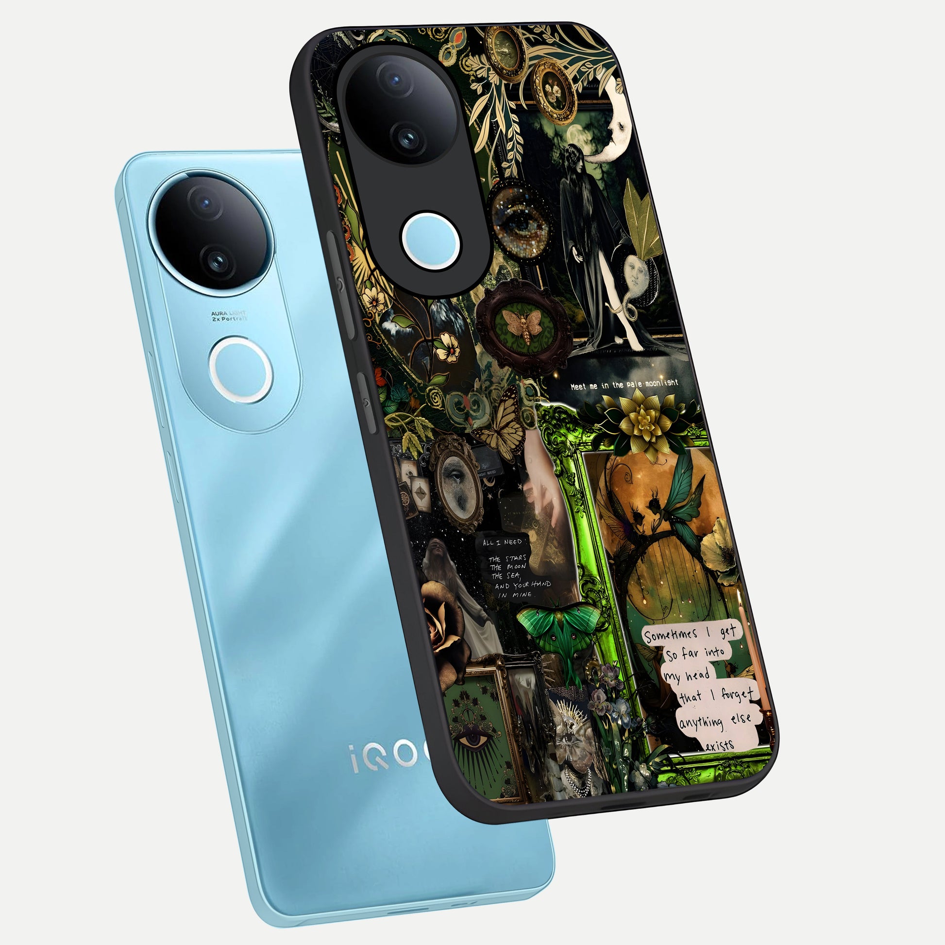  Mystic Woods Secret phone case for  iQOO Z10R showing premium glass back cover with detailed artwork