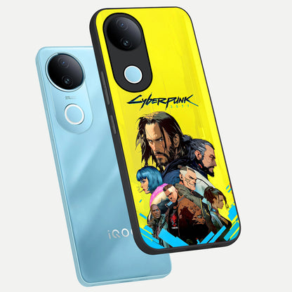  Neon Rebel Genesis phone case for  iQOO Z10R showing premium glass back cover with detailed artwork