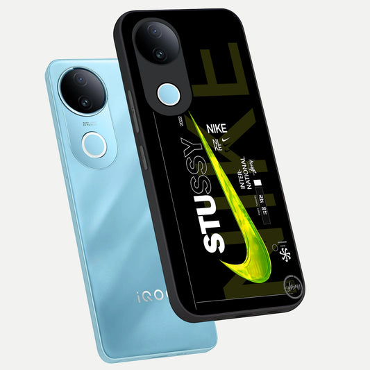  Neon Street Edition phone case for  iQOO Z10R showing premium glass back cover with detailed artwork