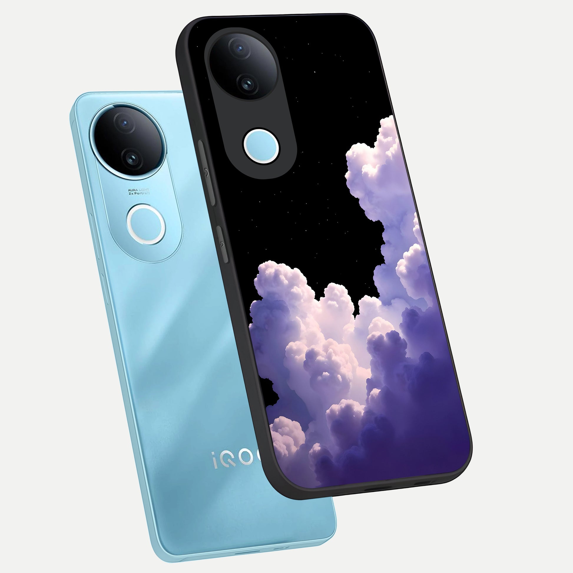  Starlit Night Whispers phone case for  iQOO Z10R showing premium glass back cover with detailed artwork