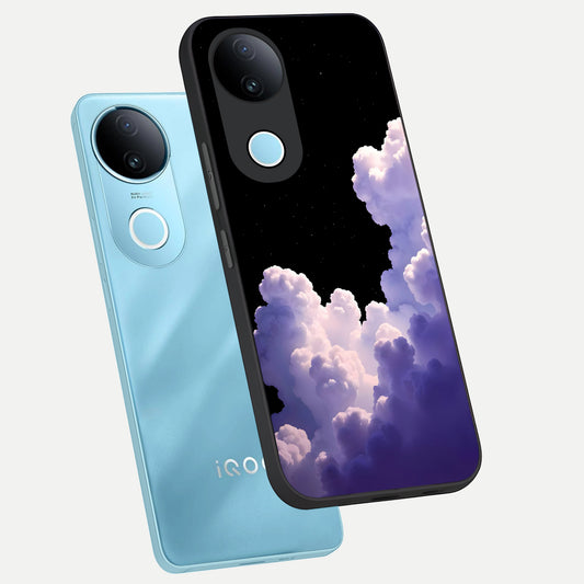  Starlit Night Whispers phone case for  iQOO Z10R showing premium glass back cover with detailed artwork