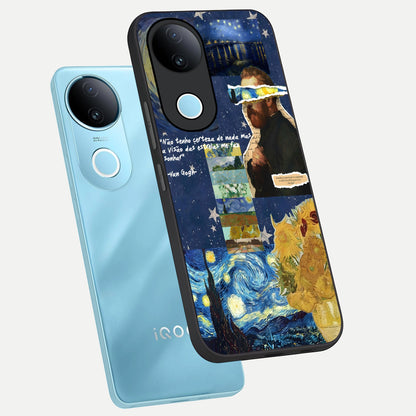  Starry Dream Vision phone case for  iQOO Z10R showing premium glass back cover with detailed artwork