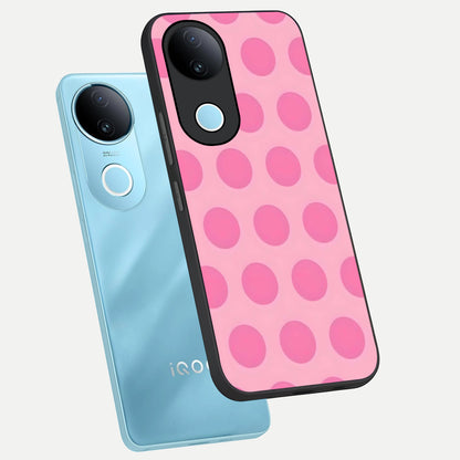  Sweet Dot Dreams phone case for  iQOO Z10R showing premium glass back cover with detailed artwork