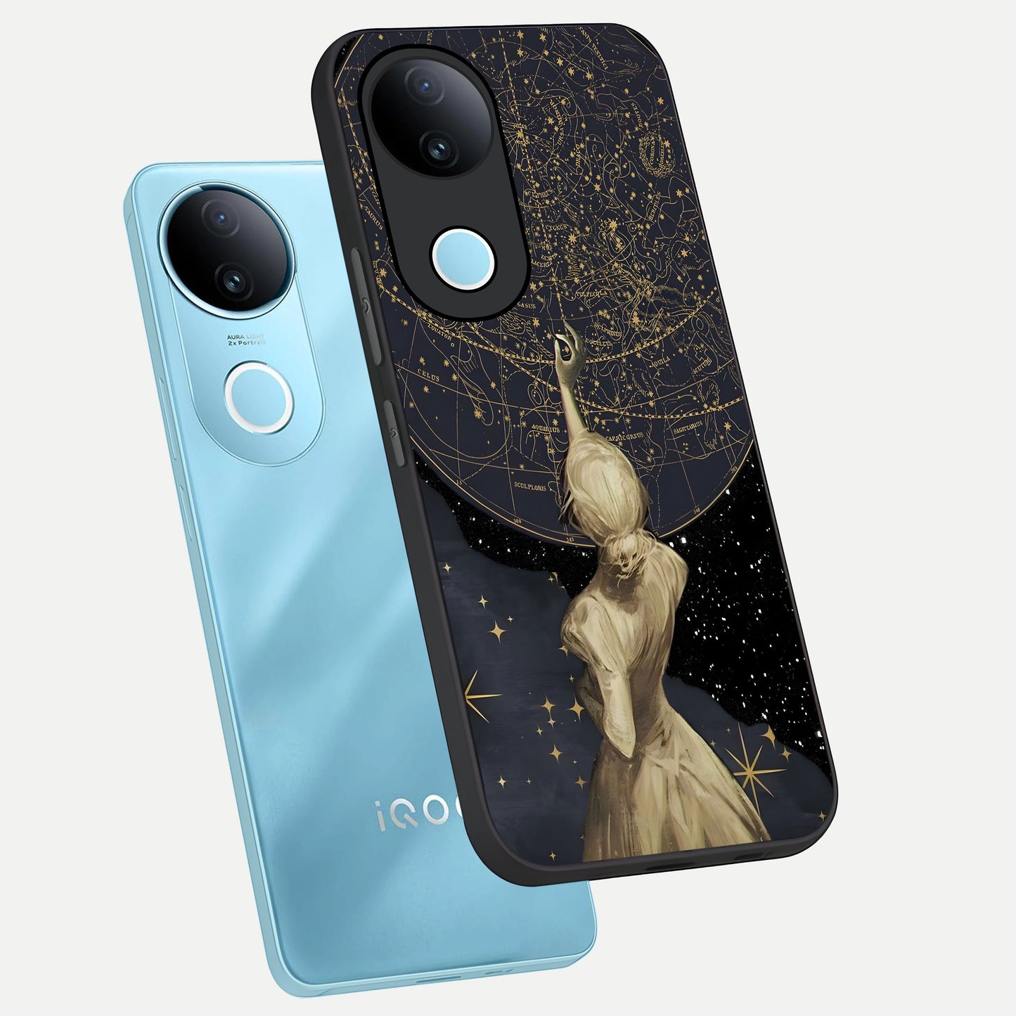  Taylor Swift Girl phone case for  iQOO Z10R showing premium glass back cover with detailed artwork