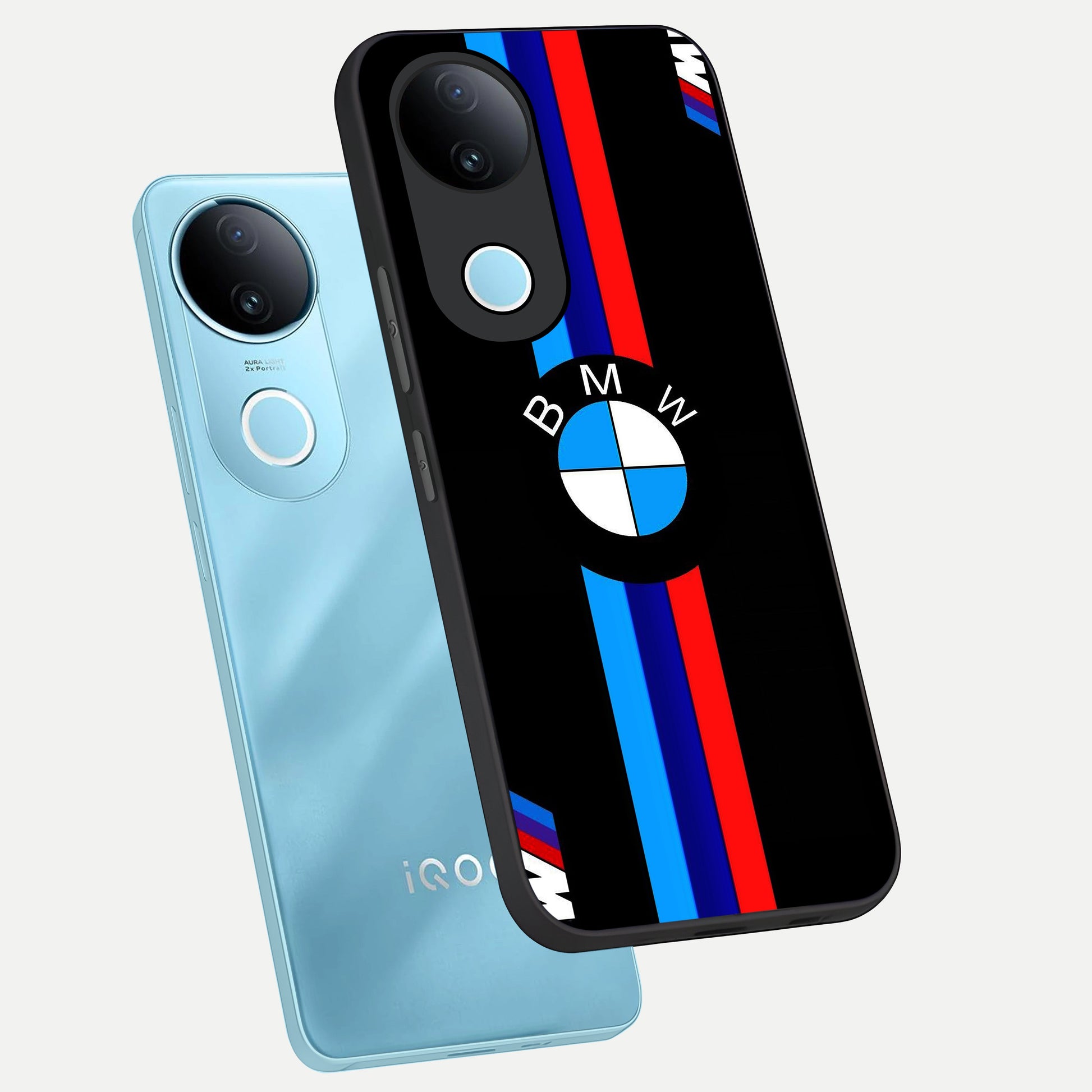  Turbo BMW Beast phone case for  iQOO Z10R showing premium glass back cover with detailed artwork