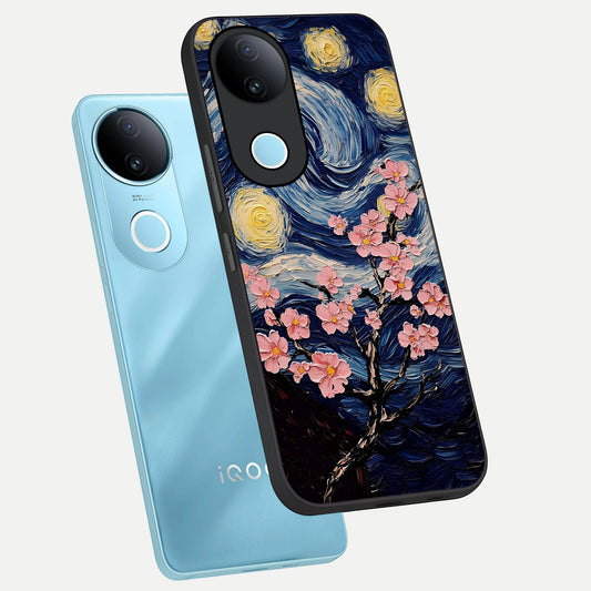 Van Gogh Scenery phone case for  iQOO Z10R showing premium glass back cover with detailed artwork