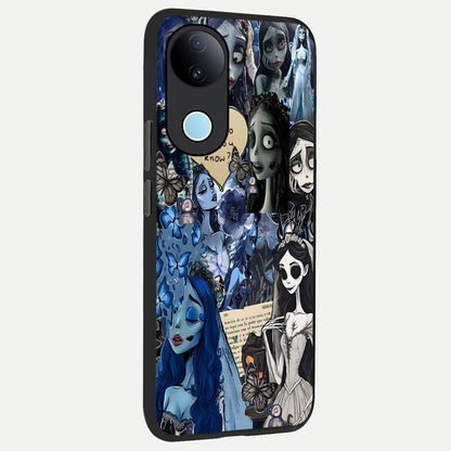  Corpse Bride Posters back cover for  iQOO Z10R slim fit glass case with vibrant aesthetic design