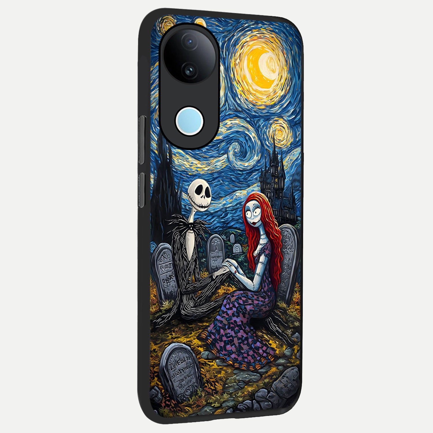  Eternal Night Love back cover for  iQOO Z10R slim fit glass case with vibrant aesthetic design