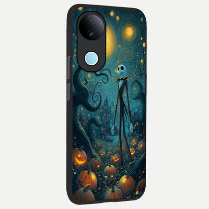  Pumpkin Moonlight Tale back cover for  iQOO Z10R slim fit glass case with vibrant aesthetic design