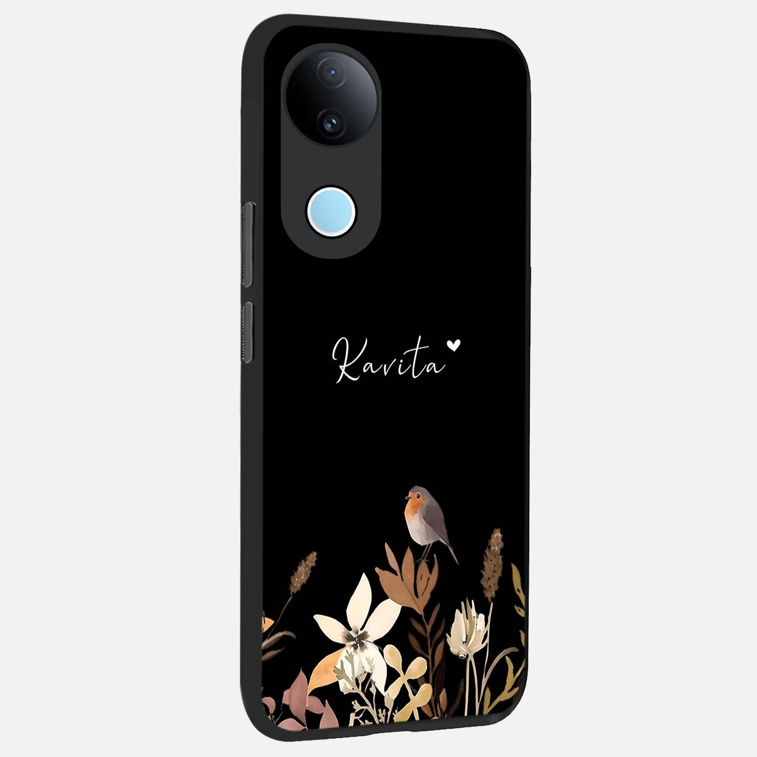  Quiet Garden Tune Custom Name back cover for  iQOO Z10R slim fit glass case with vibrant aesthetic design
