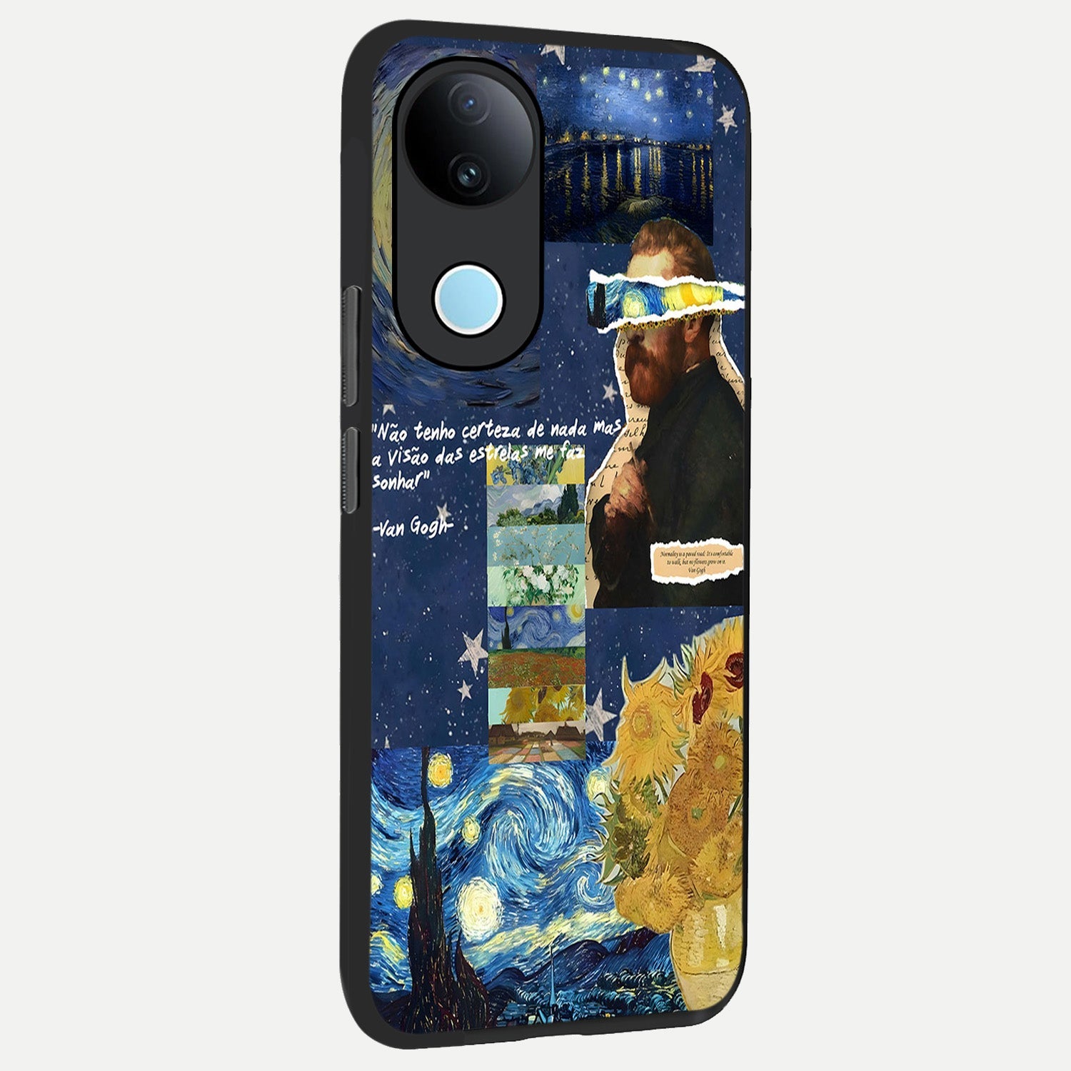  Starry Dream Vision back cover for  iQOO Z10R slim fit glass case with vibrant aesthetic design