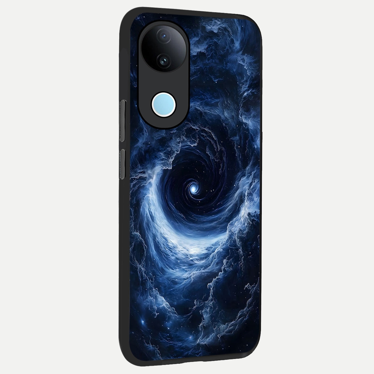  Stunning Galaxy back cover for iQOO Z10R slim fit glass case with vibrant aesthetic design