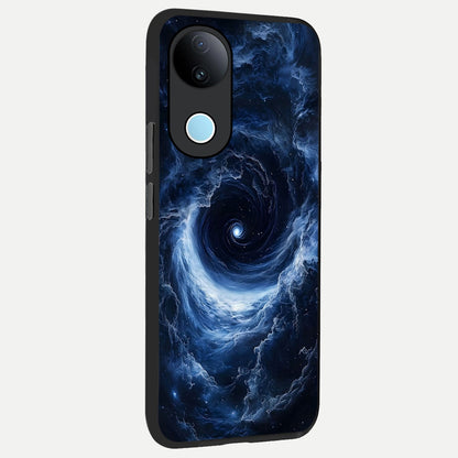  Stunning Galaxy back cover for  iQOO Z10R slim fit glass case with vibrant aesthetic design