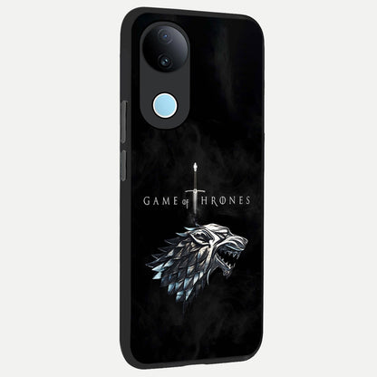  Throne Wolf Legacy back cover for  iQOO Z10R slim fit glass case with vibrant aesthetic design
