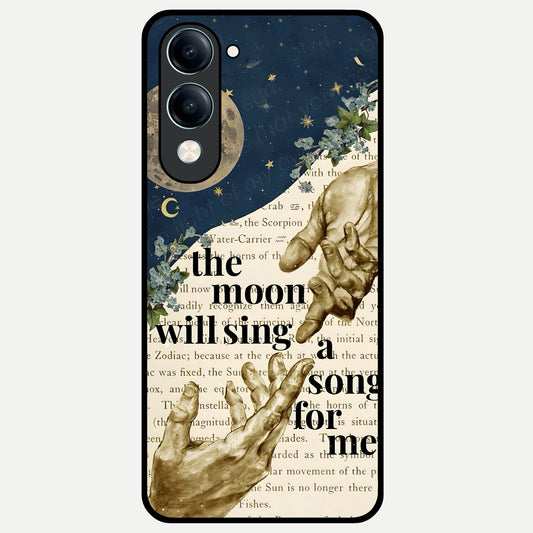  Aesthetic Divine Glass Case for iQOO Z10 Lite back cover – full design glossy printed glass finish