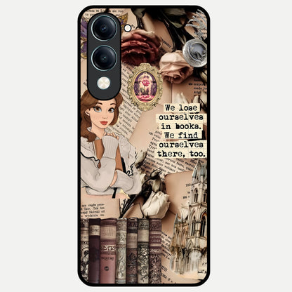  Bookish Dream World Glass Case for iQOO Z10 lite back cover – full design glossy printed glass finish