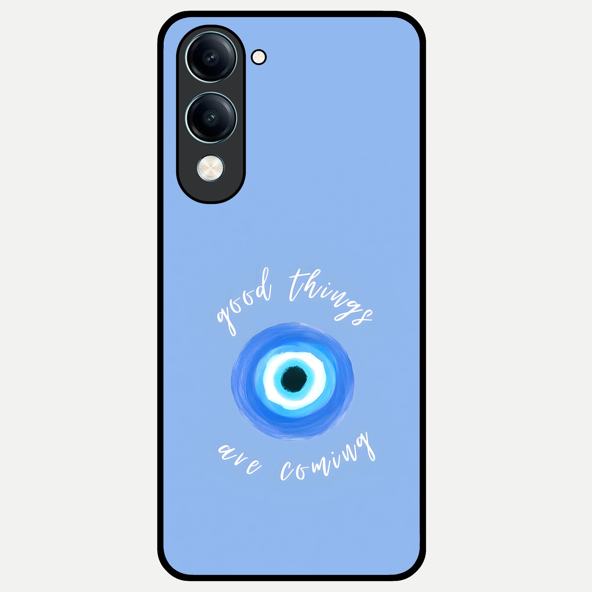  Bright Future Ahead Glass Case for iQOO Z10 lite back cover – full design glossy printed glass finish