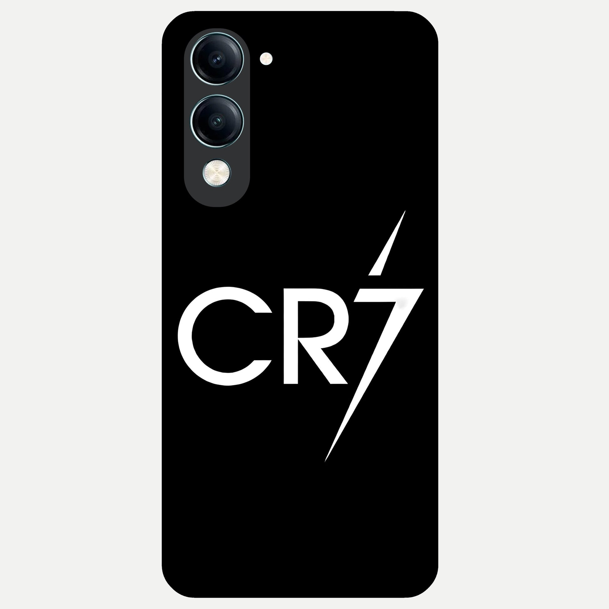  CR7 Elite Strike Glass Case for iQOO Z10 lite back cover – full design glossy printed glass finish