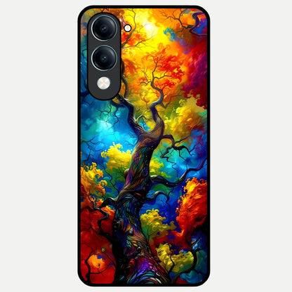  Colorful Soda Bottles Glass Case for iQOO Z10 lite back cover – full design glossy printed glass finish