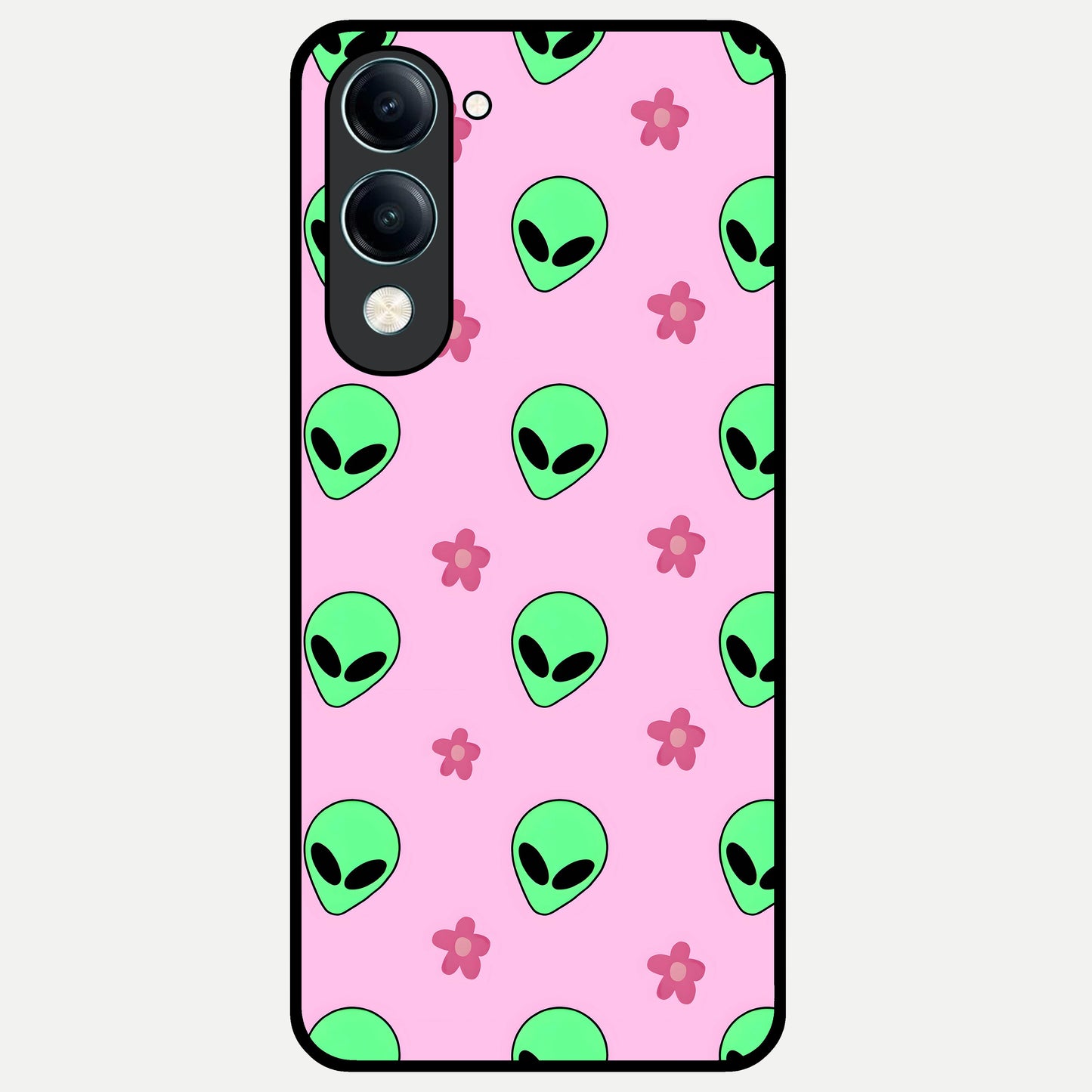  Cosmic Cute Crush Glass Case for iQOO Z10 lite back cover – full design glossy printed glass finish